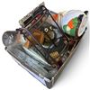 Image 2 : Assorted Kitchen & Home Decor with Ceramic Gnome, Frog, Glassware & Metal Stand