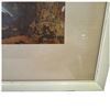 Image 3 : Signed K. Moore Abstract Woodland Print in Glazed Pale Green Frame 39x25"