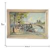 Image 2 : Paris Seine Quayside Oil on Canvas with Notre-Dame, Signed (41.5 x 29.5 in.)