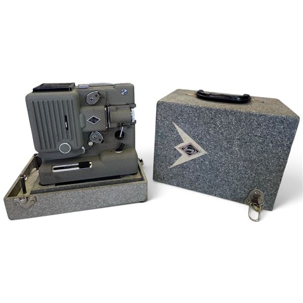 Vintage Eumig P8 Standard 8mm Silent Film Projector in Carrying Case, Made in Austria