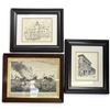 Image 1 : Three Framed Works: Richard Paton Naval Battle, Christopher Bollen & T. de Castro