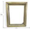 Image 2 : Large Ornate Gilt-Finish Rectangular Frame with Foliate Relief (42 x 52.5 in.)