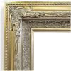Image 3 : Large Ornate Gilt-Finish Rectangular Frame with Foliate Relief (42 x 52.5 in.)