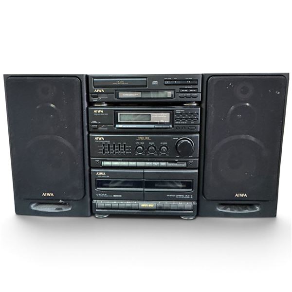 Aiwa NSX-D3 Stereo System with DX-N3C CD Player, Dual Cassette & SX-N3 Speakers