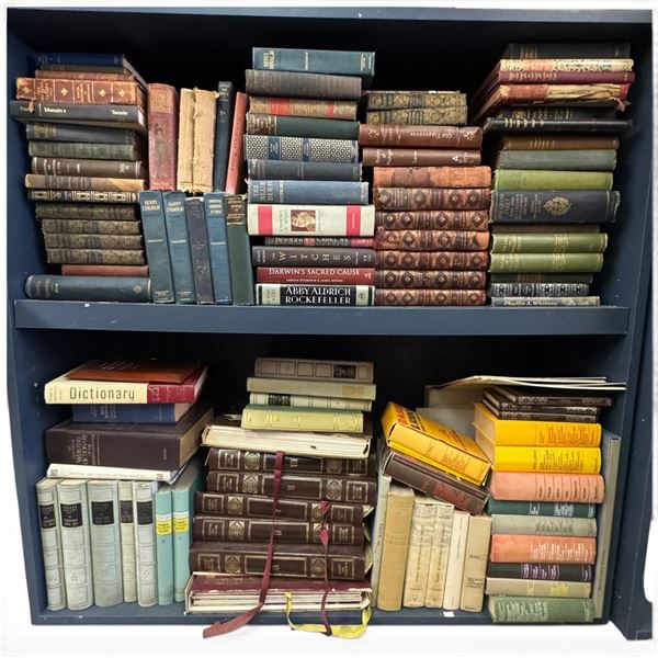 Large Group of English & Italian Literature, History, Art & Reference Books, c. 100 Vols.