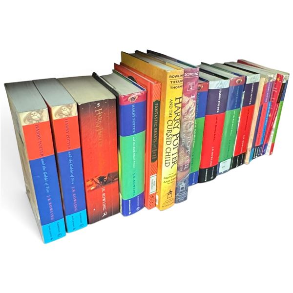 16 J.K. Rowling Harry Potter & Wizarding World Hardcover & Paperback Books, Assorted Editions