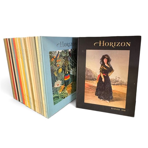 Horizon Hardcover Periodical Issues, Vols. IX-XVII, 1967-1975, Group of 22