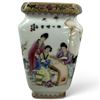Image 5 : Asian Decorative Group: Chokin Plates, Enameled Vase & Foo Dog Bookends 8" tall