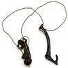 Image 1 : Peter Tereszczuk Austrian Bronze Girl Hanging Bell Push with Cord & Hanger, Early 20th C.