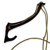 Image 5 : Peter Tereszczuk Austrian Bronze Girl Hanging Bell Push with Cord & Hanger, Early 20th C.