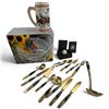Image 1 : Budweiser 1985 Clydesdale Stein, Mikasa Serveware, Thai Brass Flatware & Mercedes Shifter Stopper
