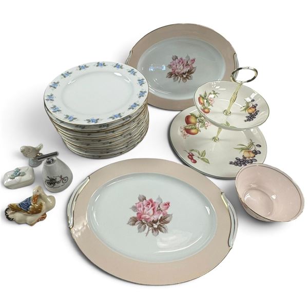 Mixed Porcelain Tableware & Decorative Objects, Tuscan, Japan, China & Italy