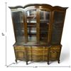 Image 2 : French Provincial-Style 2-Piece China Cabinet & Buffet Hutch (63 x 17 x 78 in.)