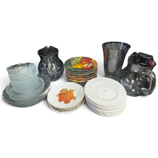 Mixed Wedgwood, Winterling & Certified International Ceramic & Glass Tableware Group