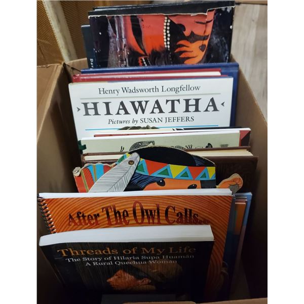 Box of First Nations Themed Books & Children's Books