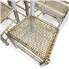 Image 3 : Set of Four Ladder, Back Chairs w Woven Seats