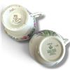 Image 4 : 6 English Bone China Teacup & Saucer Sets, Duchess, Queen Anne & Delphine, Floral Gold Trim Vintage.