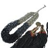 Image 3 : Group of 4 Seed Bead Necklaces with Accent Beads