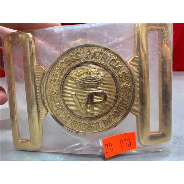 Princess Patricia’s Canadian Light Infantry William Scully Buckle