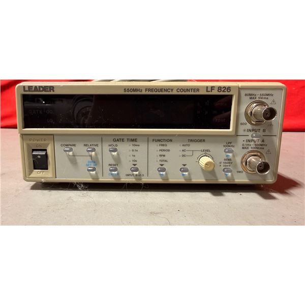 VTG Leader LF 826 550MHz Frequency Counter