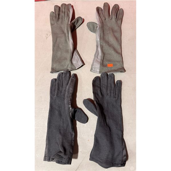 2 Pairs VTG US Military Nomex GS/FRP-2 Summer Flyer Pilot Gloves