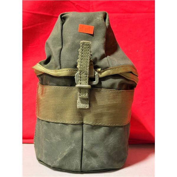 VTG 1988 US Military-Style Plastic Canteen & Canvas Pouch Set