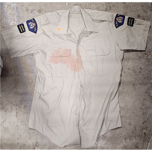 VTG 1986 RCMP GRC Auxiliary Constable Short Sleeve Uniform Shirt