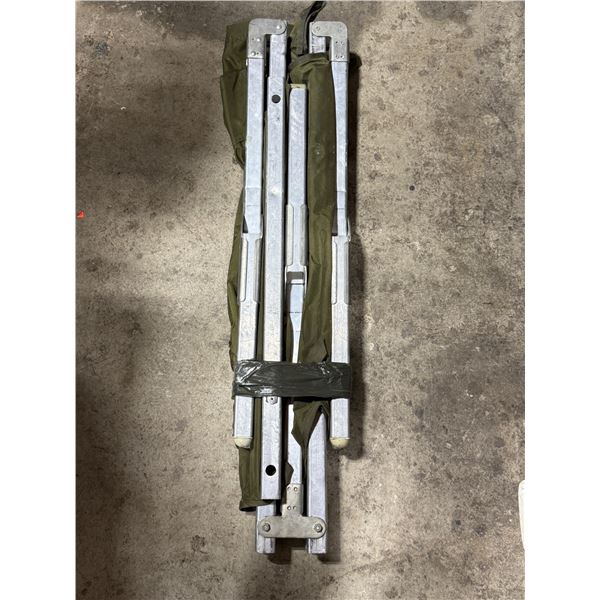 VTG Military Surplus Folding Field Cot Aluminum Frame Bed
