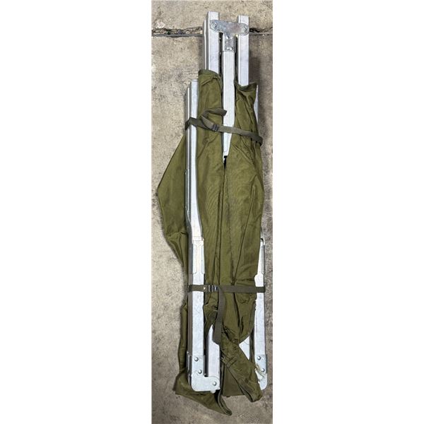 VTG Military Surplus Folding Field Cot Aluminum Frame Bed