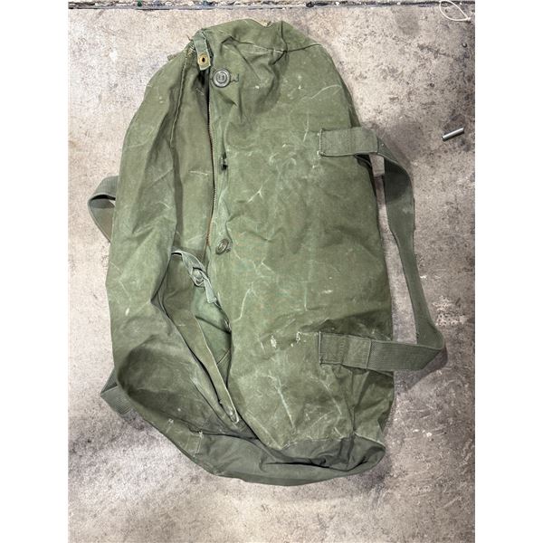 VTG Military Surplus Canvas Duffle Bag