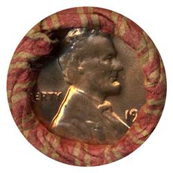 1968S Lincoln Cent RARE Never Opened Original Bank Roll 50 GEMS (COI-4818M)