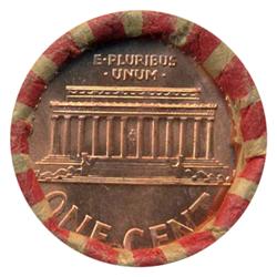 1999D Lincoln Cent RARE Never Opened Original Bank Roll 50 GEMS (COI-5505M)