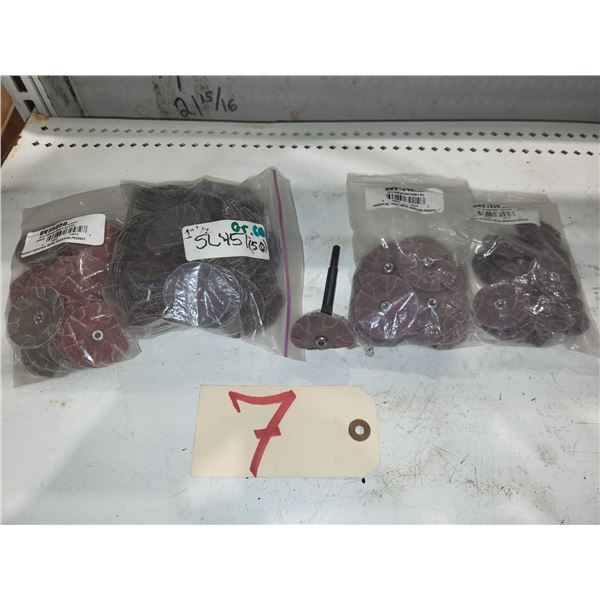 Lot of Overlap Disc with Mandrel