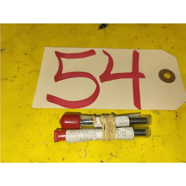 Set(2) of Solid Carbide BallNose End Mill 5/32" 2fl.
