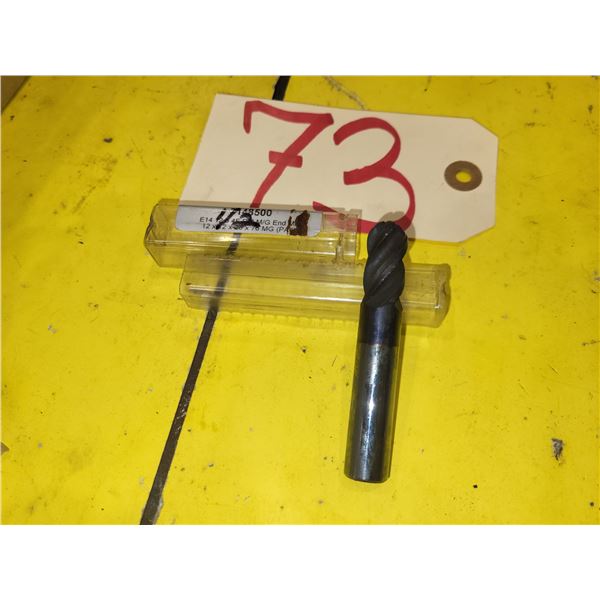 Solid carbide BallNose End Mill 1/2" 4fl.