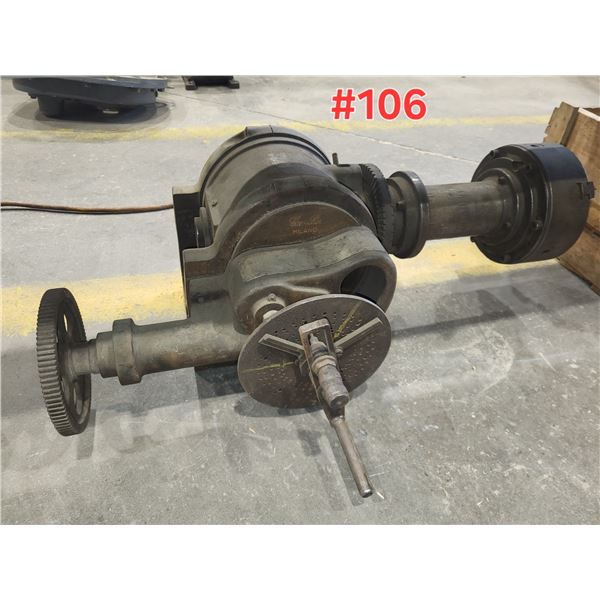 Milano Long Dividing Head with 8" Chuck