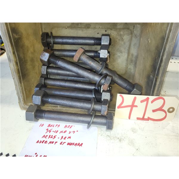 Lot(10) of Bolt