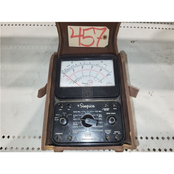 SIMPSON Multimeter Model 260