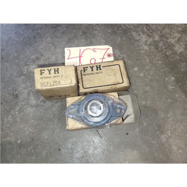 Lot(3) of Pillow Bloc Bearing