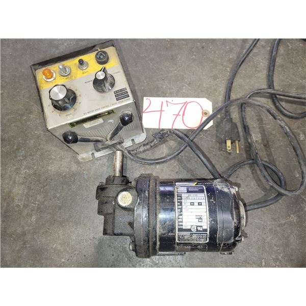 Serie 200 Control Electric Motor with DC Motor Speed Controler