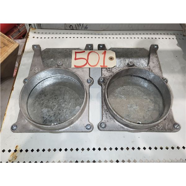 Set(2) of Industrial Clapet (5"1/2 Inside)