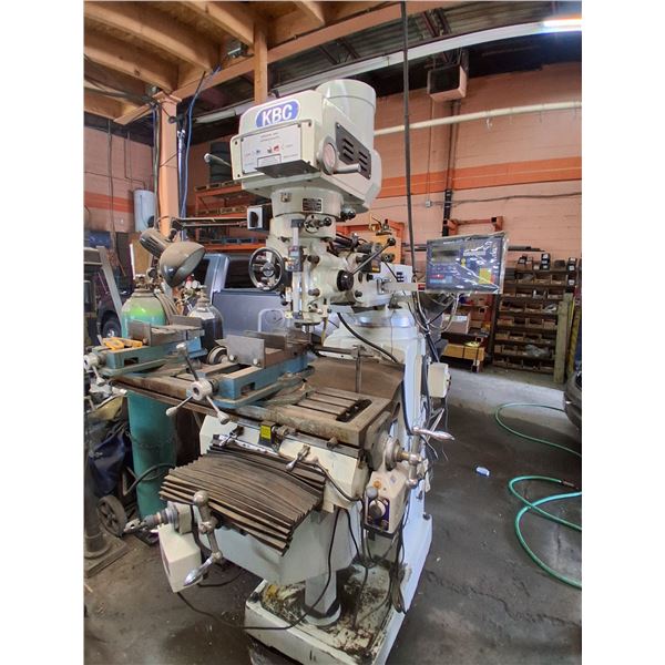 KBC Milling Machine with Digital Read Out