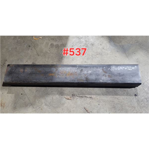 Tube Rectangulaire 5" x 3" x 1/4" x 32,75"