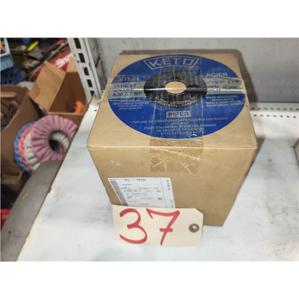 Box(25) of KETO Grinding Disc 6" x 5/32" x 7/8"