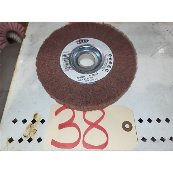 KETO Blend-it (scotch-Brite) Wheel 6" x 1" x 1" Gr. 180