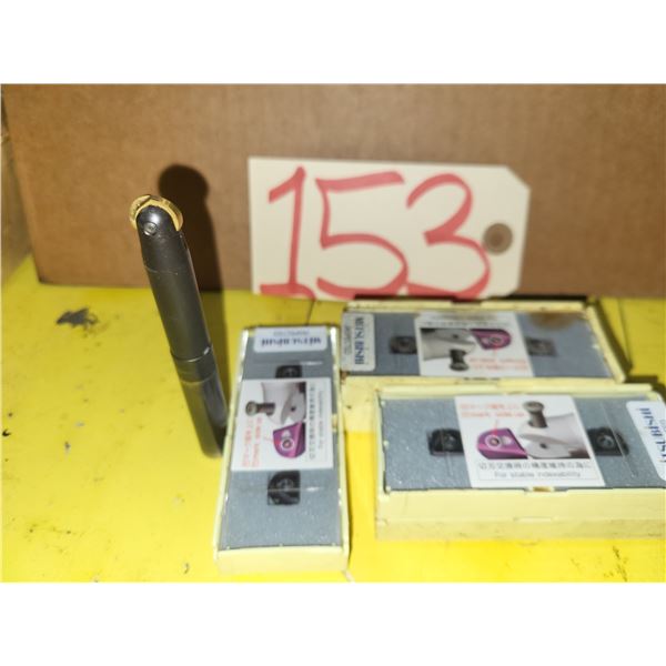 New Mirror Ball Carbide Shank Ball Mill with Inserts(3) 8mm