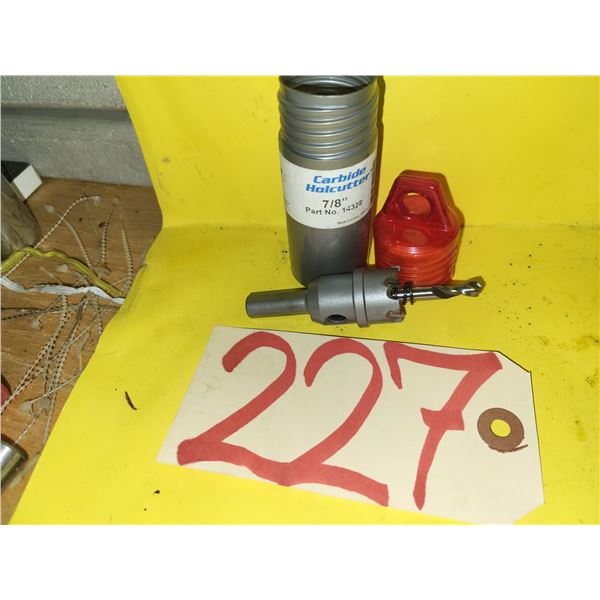 New Hougen Carbide HolCutter 7/8"