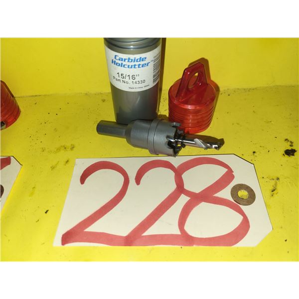 New Hougen Carbide HolCutter 15/16"