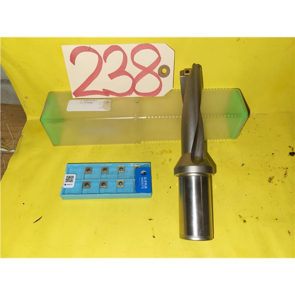 New U-Drill 1" with Inserts(10) SPMG 07T