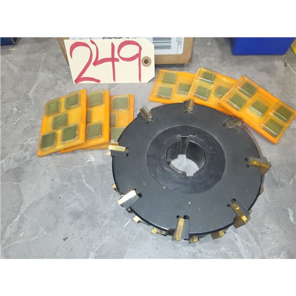 Indexable Milling Cutter 6" x 1.645" with Inserts(30) SPUN 190412